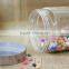 Airtight Clear Wholesale Cannister Glass Jar With Metal Lid