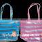 PVC cosmetic bag, fashion shopping bag, inflatable transparent travel bag