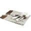 sophisticated placemat with 2 pairs of stickers in gift package