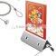 wholesale 5V/2.5A fast charging restaurant/coffee menu holder portable power bank