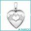 New Arrival!!! Wholesale Fashion 925 Sterling Silver Romantic Hand Heart Locket Pendant for Valentine's Day