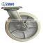 Factory direct sale 6,8,10,12 inches Heavy duty caster, white PU caster wheel