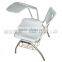 white plastic chair