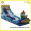 2015 Newest PVC 0.5mm 8x6m kids inflatable water slides with pool