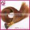 100% pure Pro-bonded human U-tip hair Keratin hair extensions