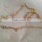 2016 gold elastic fashion chain belt