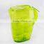 2 L clear drinking water juice pitcher with 4 cups, transparent plastic pitchers