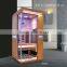2-in-1 combination sauna carbon heaters sauna combine with full spectrum heaters infrared sauna