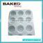 12 cups muffin pan carbon steel cake muffin mold pan with lid