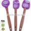 Perfect Kitchen Bakeware Kit Colorful Silicone Rubber Spatula 3 Pcs Set