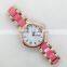 2016 fashion custom design geneva name brand women watches steel wristwatches