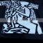 Over sized Sublimation Printed Zip T-Shirt