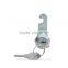 Cam cylinder lock cabinet lock with 2 keys