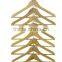 HEAD Set of 8 Curved Clothes Hanger Natural Color Wood