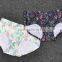 high cut seamless bra with fireworks printing for ladies underwear