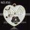 Gold metal button rhinestone craft ,hair accessory handmade pearl diamond Flat Back buttons 27mm DIY-456