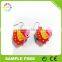 Cartoon Shaped Promotional Soft PVC Flashing Party Decoratiin LED Earring