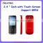 2020 Feature Cell Phones 2.4 " Inch with Touch Screen Support GPRS Cell Phone
