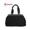 Black Men&Women PU leather Jacquard With Print Duffel Bag Travel Bag