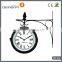 antique outdoor double sided wall clocks for home and garden