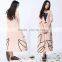 summer long Linen dress for fat woman