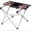 portable garden picnic folding table with cup holders