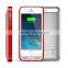 For iPhone 5S/5 extended Battery Case MFi Certified 2400mAh rechargeable Battery Case Removable