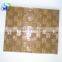 3 mm to 4 mm 5 mm 6 mm patterned glass. It's light brown Jigsaw puzzle art glass