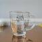 Supermarket type glass coffee mug