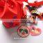 Fashion new hot selling make round acrylic keychains