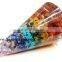 Chakra Orgone Cone:Wholesale Healing Orgone : Chakra Layered Orgone Cone