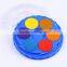 Pofessional dry powder watercolor paint cakes professional quality,plastic round boxes for watercolor paint set