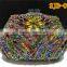 Colorful crystal handbag with rhinestone honding so charming on hand for wedding