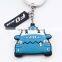 Famous Brand Own Designs Custom Rubber Promotional Keychain