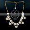 vintage white shell flower chunky choker fashion women statement necklace jewelry 2013 6390023