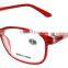 Shiny colored pc frame lady style reading glasses vintage model
