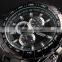Classic CURREN Black Stainless Steel Analog Men's Sport Quartz Wrist Watch