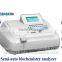 CE Semi Automatic Biochemistry Analyzer blood testing equipment Semi Auto Laboratory Clinical Blood Chemistry Analyzer price