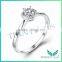 Lady's Engagement Ring Moissanite Diamond Wedding Ring
