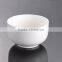 Whoesale Restaurant Hotel Home Custom Design Plain White Ceramic Rice Bowl