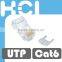 RJ45 8P8C Cat 6 Unshielded UTP Modular Plug with Insert