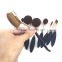 Original classical toothbrush cosmetic vegan 10pcs mermaid oval makeup brush set