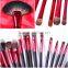 18pcs high grade very soft mink hair makeup kit brushes