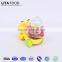18pcs assorted coconut sweet gummy candy in crab shape jelly jar