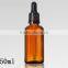 10ml 20ml 30ml 50ml 100ml amber&clear aromatherapy essential oil glass container bottle with dropper