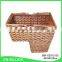 Flexible handles wicker material step basket