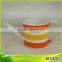 Anti-corrosion Home & garden decor stripe metal flat flower pot