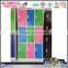 Fireproof 9 door steel staff clothes wardrobe locker