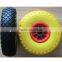 flat free wheel pu wheel 3.00-4 Solid wheel