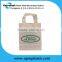 Waterproof blockbottom white PE film flexile loop handle plastic gift bag for pharmacy